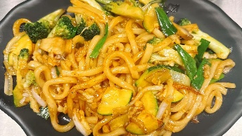 Vegetable Teppanyaki Udon — 100 Boil Pot & Grill